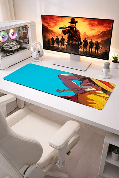 One Piece Tasarımlı Oyuncu Mouse Pad